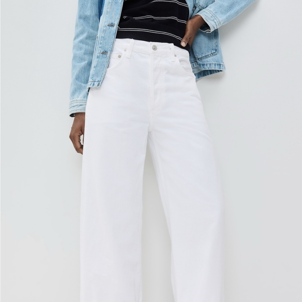 Citizens of Humanity Baggy Ayla Jeans White Size 29